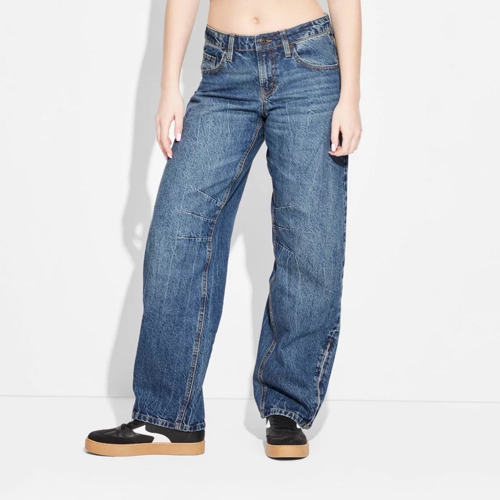 Wild Fable Blue Wide-Leg Jeans- Size 14- NWT